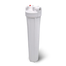 China Einzelnes O-Ring Wasser-Filtrations-System 20&quot; weißes äußeres Schnallen-Filtergehäuse fournisseur