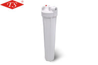 China Weiße Farbe 20 Zoll-Filtergehäuse, RO-Wasser-System-Teile in hohem Grade dauerhaft usine