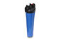 Leichtes blaues Filtergehäuse, Plastikwasser-Filtergehäuse für RO Filtration vor fournisseur