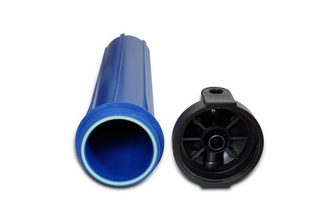 Leichtes blaues Filtergehäuse, Plastikwasser-Filtergehäuse für RO Filtration vor