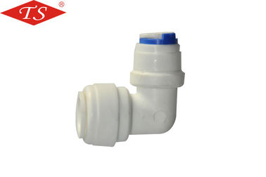 China Weißer Farbe- Ro-Filter zerteilt Plastik-T-Stück K604 Gelenk-Stecker-männlichen Verbindungs-Durchsickern-Beweis fournisseur