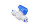 Plastik 1/4&quot; Rückzug-Ball-Wert-Wasser-Reinigungsapparat-Zusatz-Faden-Verbindungslanglebiges gut fournisseur