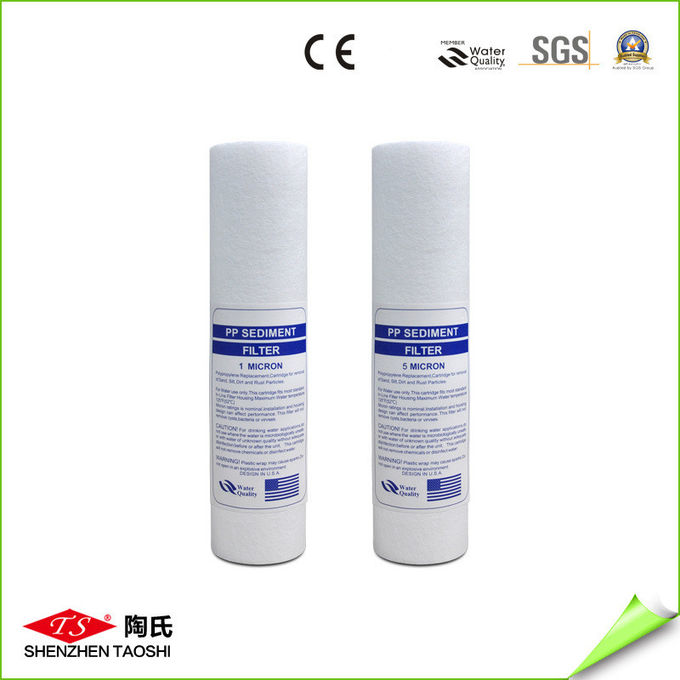 Eine 5 Zoll-Wasseraufbereitungs-Systeme schmelzen geblasenen pp.-Filter mit 1/5 Mikrometer